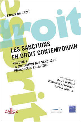 Couverture de l'ouvrage Les sanctions en droit contemporain volume 2