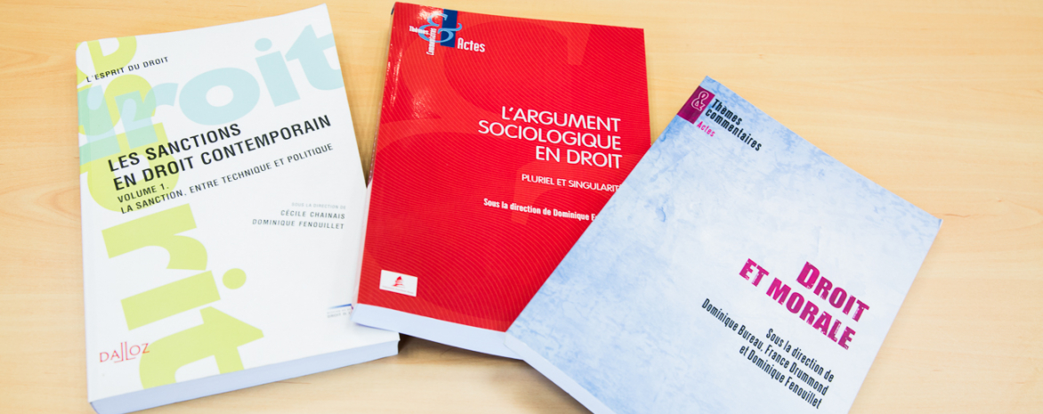 Laboratoire de sociologie juridique, ouvrages